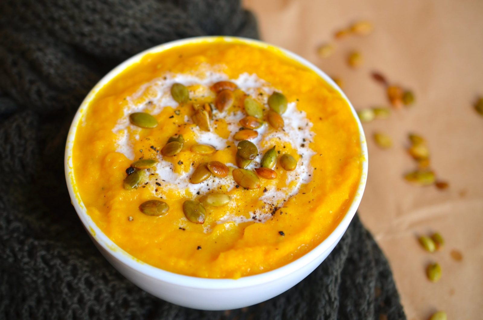 Creamy Carrot & Ginger Soup